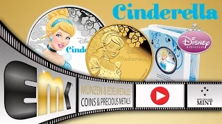 Niue 2$ Dollar Cinderella 1 Oz Silver Proof & 1/4 25$ Dollar Gold Proof 2015