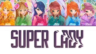 How would Winx Club sing G-idle - "Super lady" (Color coded lyrics Eng/Rom/Han)