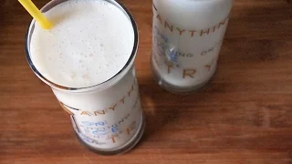 Смузи с творогом и бананом правильное питание/Smoothies with cottage cheese and banana