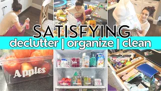 *SATISFYING* CLEAN DECLUTTER ORGANIZE WITH ME 2021 | SPEED CLEANING MOTIVATION | CLEANING ROUTINE