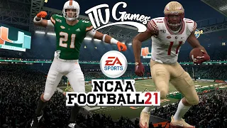 LIVE! 2020 Miami Hurricanes vs. Florida State Seminoles | Full HD Game Simulation