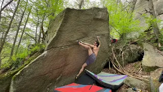 Man's Not Slot - V10 - Farley Bouldering