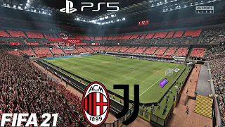 (PS5) FIFA 21 AC MILAN vs JUVENTUS FC (4K HDR 60fps) Serie A FULL MATCH PREDICTION HIGHLIGHTS