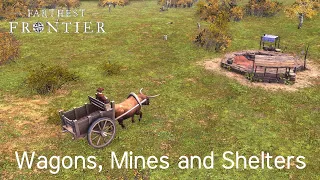 Farthest Frontier | Beginner Guide | Wagons, Work Camps and Shelters