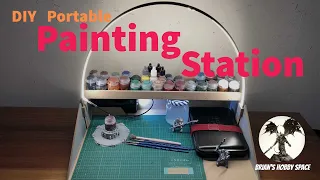 Portable Miniature Paint Station