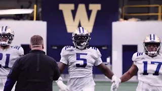 Mic'd Up with UW Football's Edefuan Ulofoshio