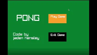 pong  | made in raylib library and C++