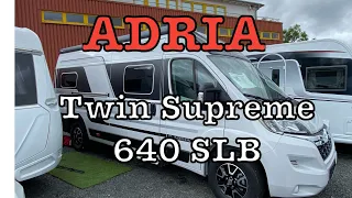 Schlicht, Modern, Schick. Der Adria Twin Supreme 640 SLB.