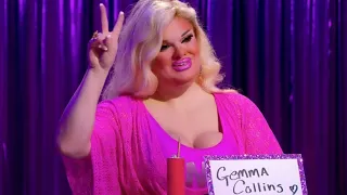 Kitty Scott-Claus As Gemma Collins On The Snatch Game | Rupaul's Drag Race UK Season 3