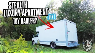 Stealth Apartment + Toy Hauler in a Box Truck? DETAILED TOUR!