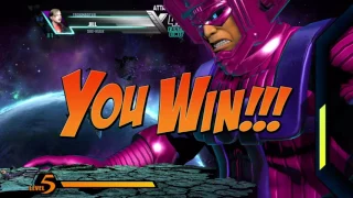 ULTIMATE MARVEL VS. CAPCOM 3 Recent Galactus Mode Gameplay