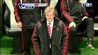 Roy Hodgson's Legendary Facerub - Newcastle - Liverpool (11.12.2010)