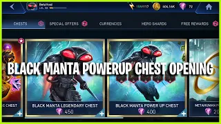 Injustice 2 Mobile | Black Manta Power Up Chest Opening