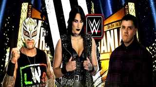 Rey Mysterio vs. "Dirty" Dominik Mysterio — Special Guest Referee Rhea Ripley: WrestleMania XL