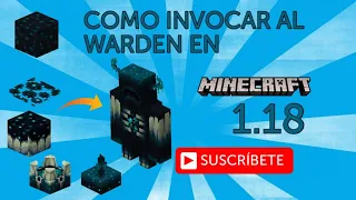 Como invocar al Warden en Minecraft 1.18