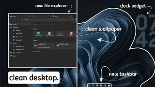 Simple Tips for a CLEAN Desktop: Make Windows 11 Look Sleek!