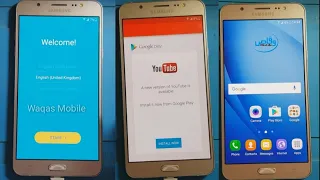 All Samsung Android 6 FRP Unlock YouTube Update Problem 100% Fix | J7 6 frp Bypass by Waqas Mobile