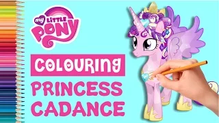 Coloring My Little Pony Princess Cadance