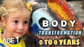 Like nastya body transformation  before and after 0 to 8 year | like nastya life style