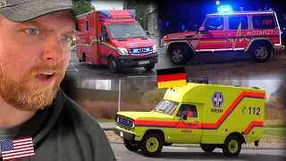 American Shocked by Wide Variety of Emergency Vehicles in Germany