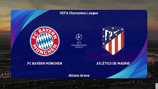 PES 2021 | BAYERN MUNICH vs ATLETICO MADRID | UEFA Champions League 2020 | Gameplay PC