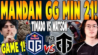 OG vs ENTITY [GAME 1] BO3 - TIMADO, WISPER vs WATSON, KATAOMI - FISSURE UNIVERSE EPISODE 2 DOTA 2