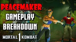 Peacemaker & Janet Cage Smack Down the competition! Mortal Kombat 1 Gameplay Trailer Breakdown