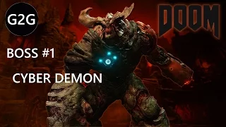 DOOM BOSS: CYBERDEMON (complete) NIGHTMARE DIFFICULTY