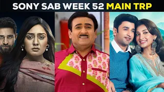 Sony Sab Week 52 Main TRP | Sab Tv TRP Raiting this Week - Telly Wave News