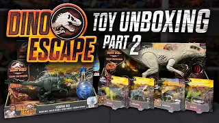 UNBOXING Jurassic World Dino Escape PART 2: 4K Review of NEW 2021 Mattel Toys / collectjurassic.com