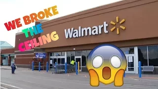HOW TO GET KICKED OUT OF WALMART (BROKEN CEILING)