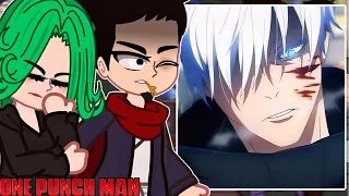 S-Class Hero's React to Satoru Gojo || One Punch Man || Tiktok Edits-Gacha React