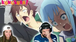 ¡REACCIONANDO A KONOSUBA POR PRIMERA VEZ!