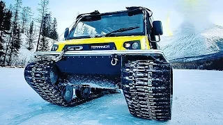 Russian ATV Terranica with plastic tracks!