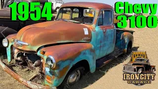 1954 Chevy 3100- Will it Run?? Hydramatic, Western Patina Project Truck.
