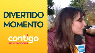 "¡AY ROBERTO!"😂 El divertido momento de periodista en Punta Arenas - Contigo en la Mañana