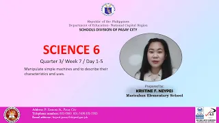 DepEd Pasay Science6-Q3-W7