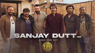 #SanjayDutt sir joins #LEO set | Thalapathy Vijay | Lokesh Kanagaraj | LEO