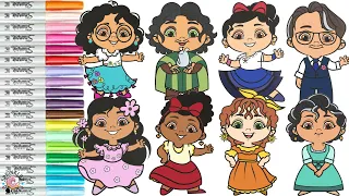 Disney Encanto Coloring Book Compilation Madrigal Family Mirabel Bruno Luisa Isabela Pepa Dolores