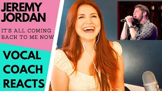 Vocal coach reacts to JEREMY JORDAN singing "It's all coming back to me now"