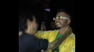 J Balvin Junto A Marc Anthony En Miami Bash 2017