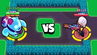 *SQUEAK vs BELLE* Who's Best Brawler ! Top 50 Funniest Fails in Brawl Stars #92