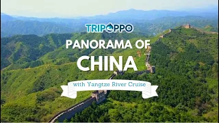 Panorama of China with Yangtze River