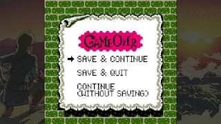 The Legend of Zelda: Link's Awakening DX - Game Over (GBC)