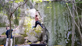 Bouldering outside in one of the best places in Norway!