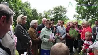 Торжественное перезахоронение погибших бойцов  ВОВ в Кингисеппском районе