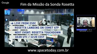 O Final da Missão da Sonda Rosetta