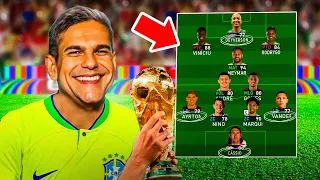 Eu Chamei o Melhor Narrador pra Convocar a Seleção, e Joguei a Copa do Mundo 🏆