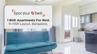 1 BHK Apartment For Rent In HSR Layout, Bangalore. - [Spot Your Settl.] - Settl. Lugano