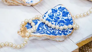 DIY Oyster Shell Jewelry Tray - Home & Family